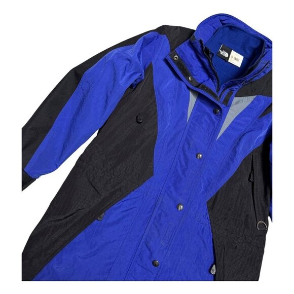 VINTAGE The North Face EXTREME LIGHT 2-in-1 Convertible Fleece Ski Parka Coat XS - Picture 7 of 10